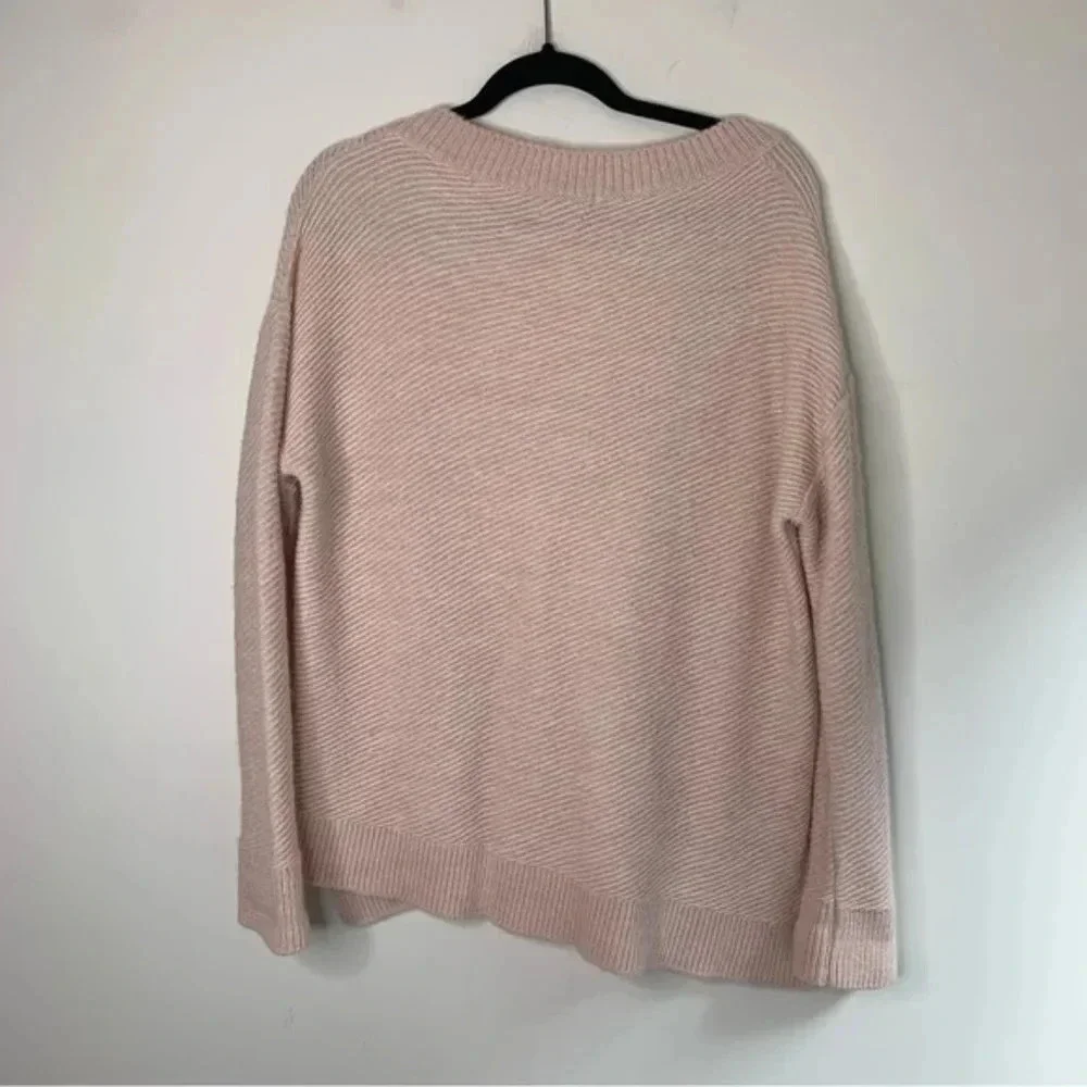 Zara Women's Knit Sweater Small pink Coquette Fairy Coastal Cottage core boho - Picture 16 of 16
